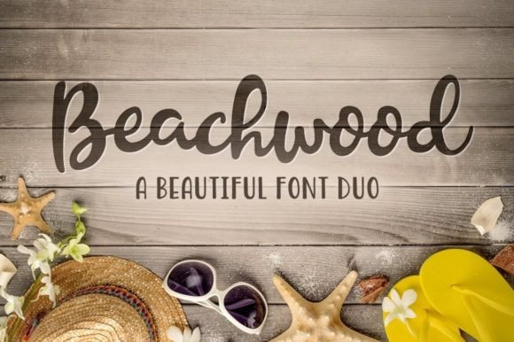 Beachwood: A Hand-Drawn Font Duo for Creative Projects