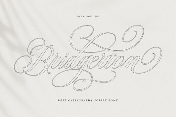 Designing with Distinction: The Bridgerton Outline Font