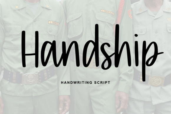 Handship: The Handwritten Script Font with Real Character