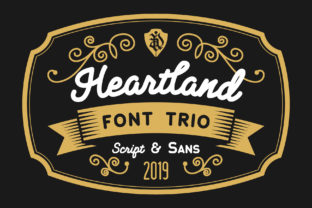 Heartland Trio: A Vintage Font for Modern Design