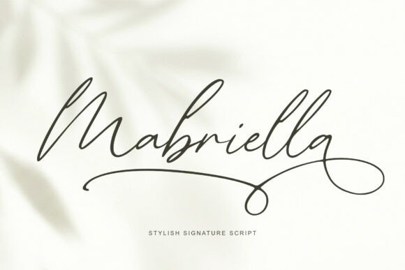 Mabriella Script: Capturing Elegance in Every Stroke