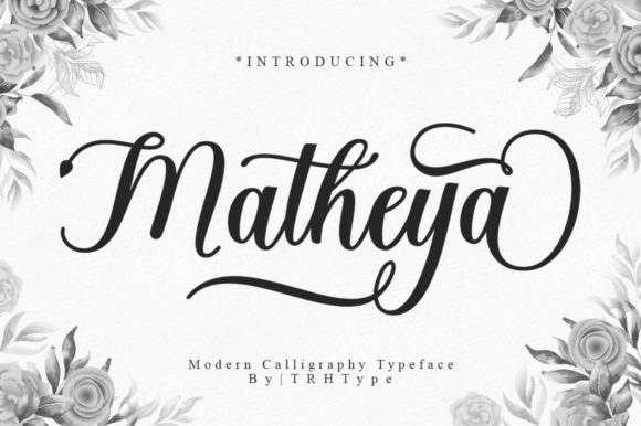 Matheya: A Modern Script Font for Vibrant Design
