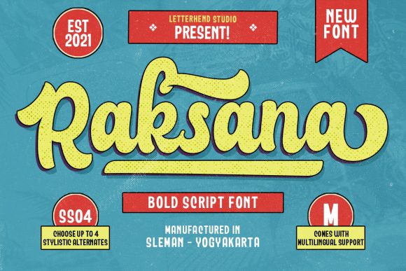 Raksana: Bold Script for Unforgettable Branding