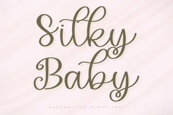 Silky Baby: The Sweet Handwritten Script for Your Brand