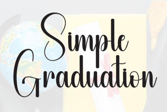 Simple Graduation: A Fresh Take on Handwritten Elegance