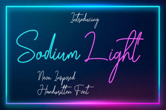 Sodium Light: Capturing Neon's Glow in Digital Type