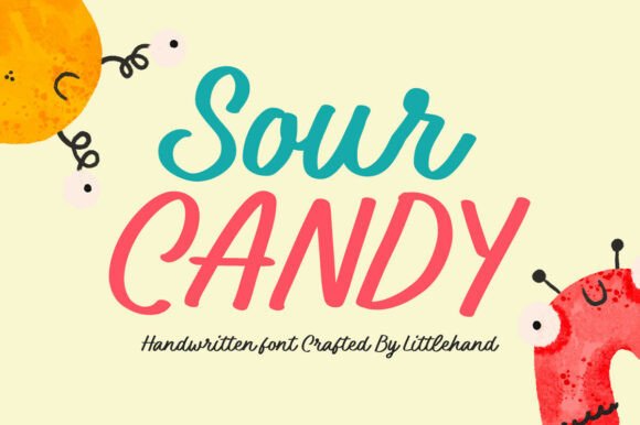 Sour Candy: A Playful Font Duo for Vibrant Designs