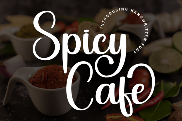 Spicy Cafe: The Elegant Script Font with Modern Flair
