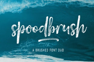 Spoodbrush - Font Duo: A Dynamic Script Pairing for Your Collection